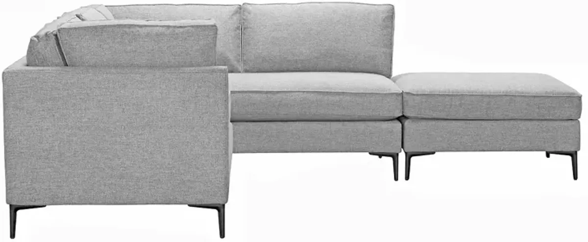 MAX Home Paige Corner 3 Piece Sectional Sofa