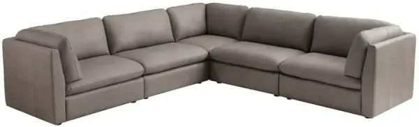 Chateau d'Ax Isola Leather Sectional Sofa