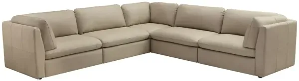 Chateau d'Ax Isola Leather Sectional Sofa