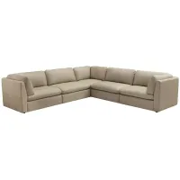 Chateau d'Ax Isola Leather Sectional Sofa