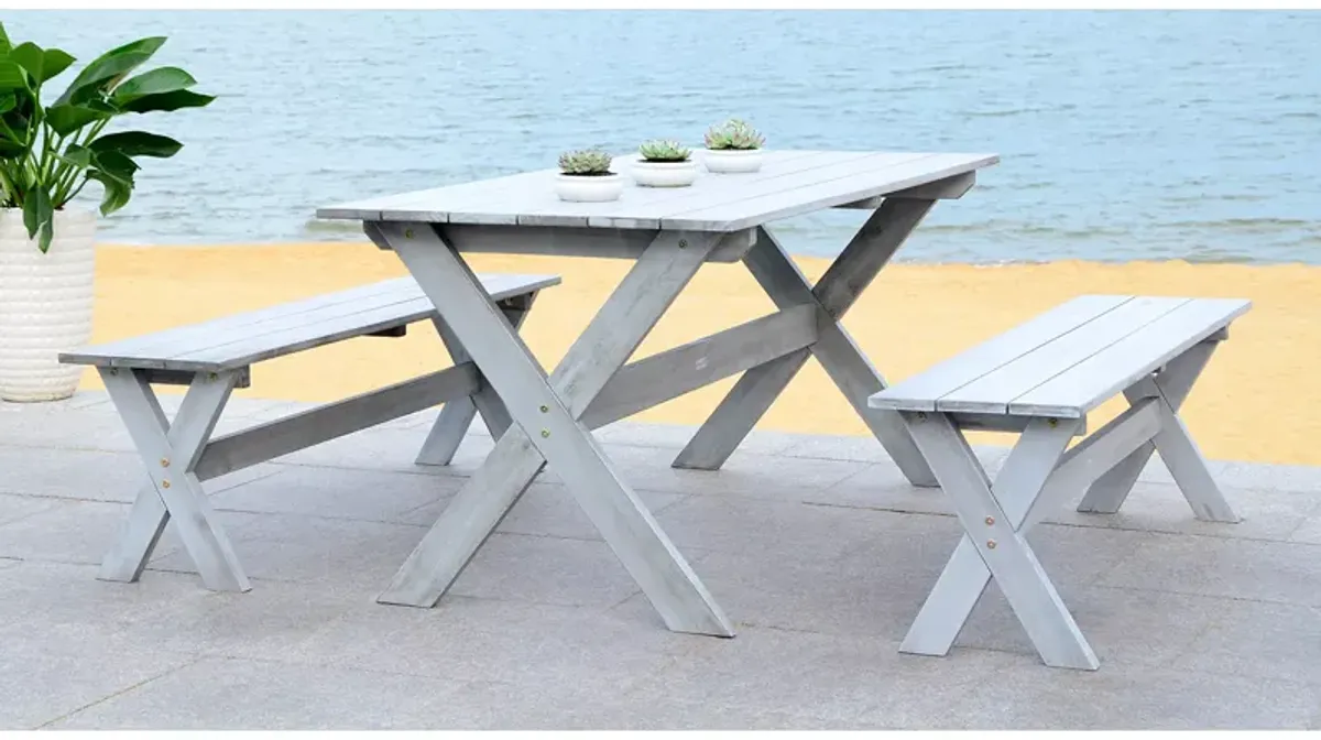 SAFAVIEH Marina 3-Piece Outdoor Set