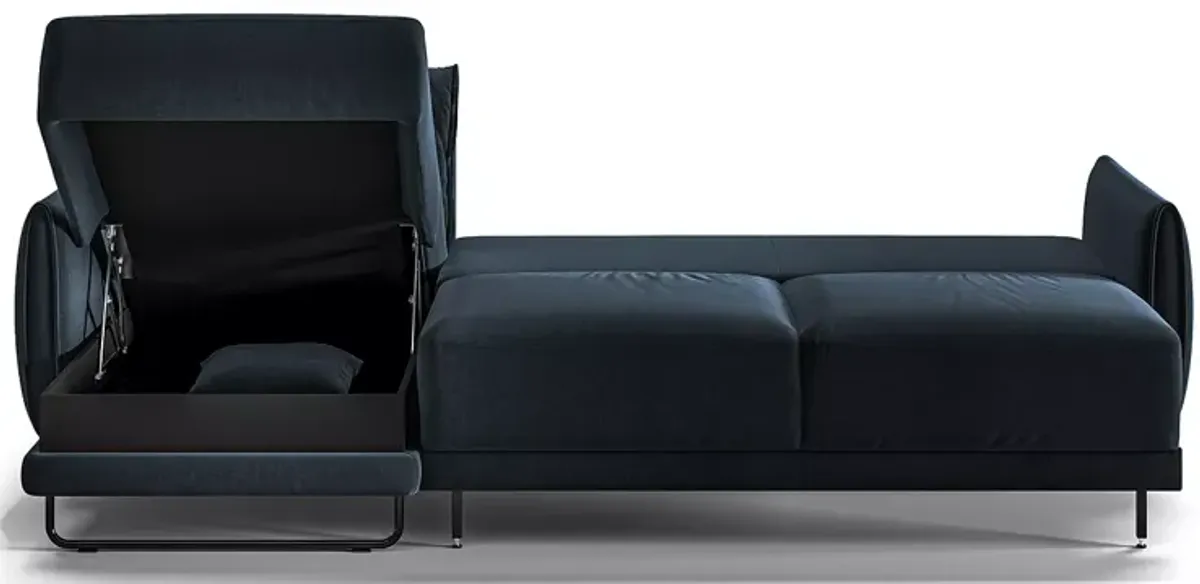 LUONTO Dolphin Full XL Sectional Sleeper Sofa