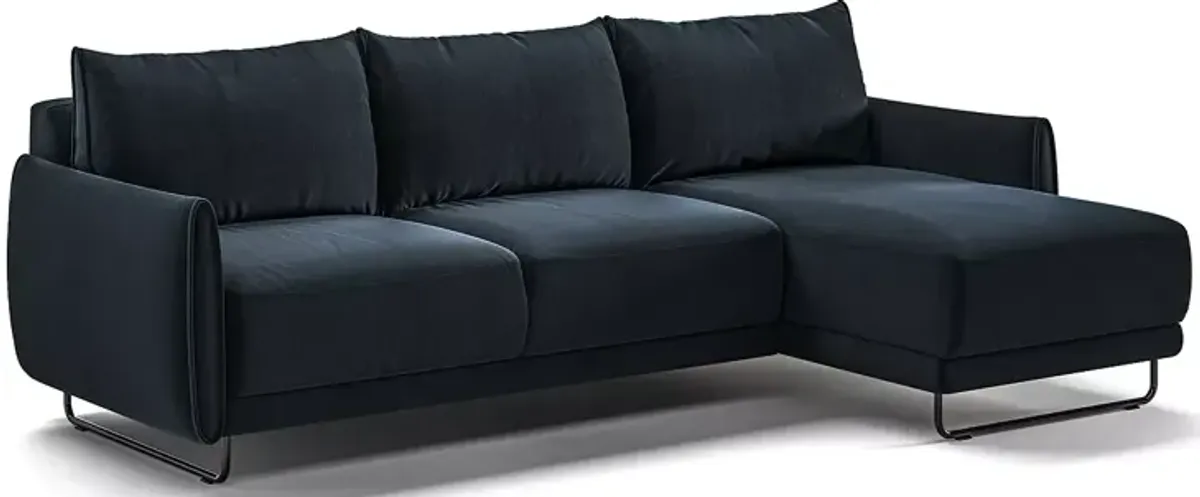 LUONTO Dolphin Full XL Sectional Sleeper Sofa