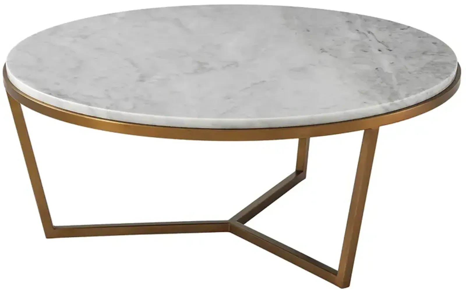 Theodore Alexander Fisher Round Marble Cocktail Table, Small