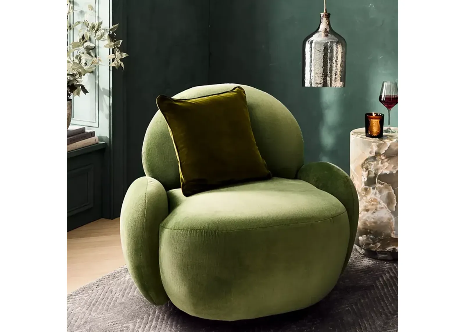 Bernhardt Layla Swivel Chair