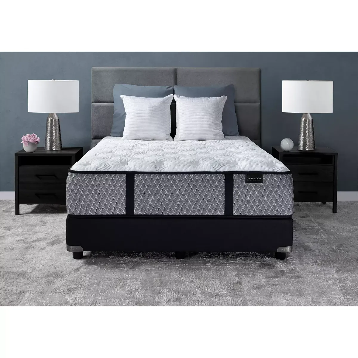 Aireloom Getty Plush Mattress Set, Split Queen