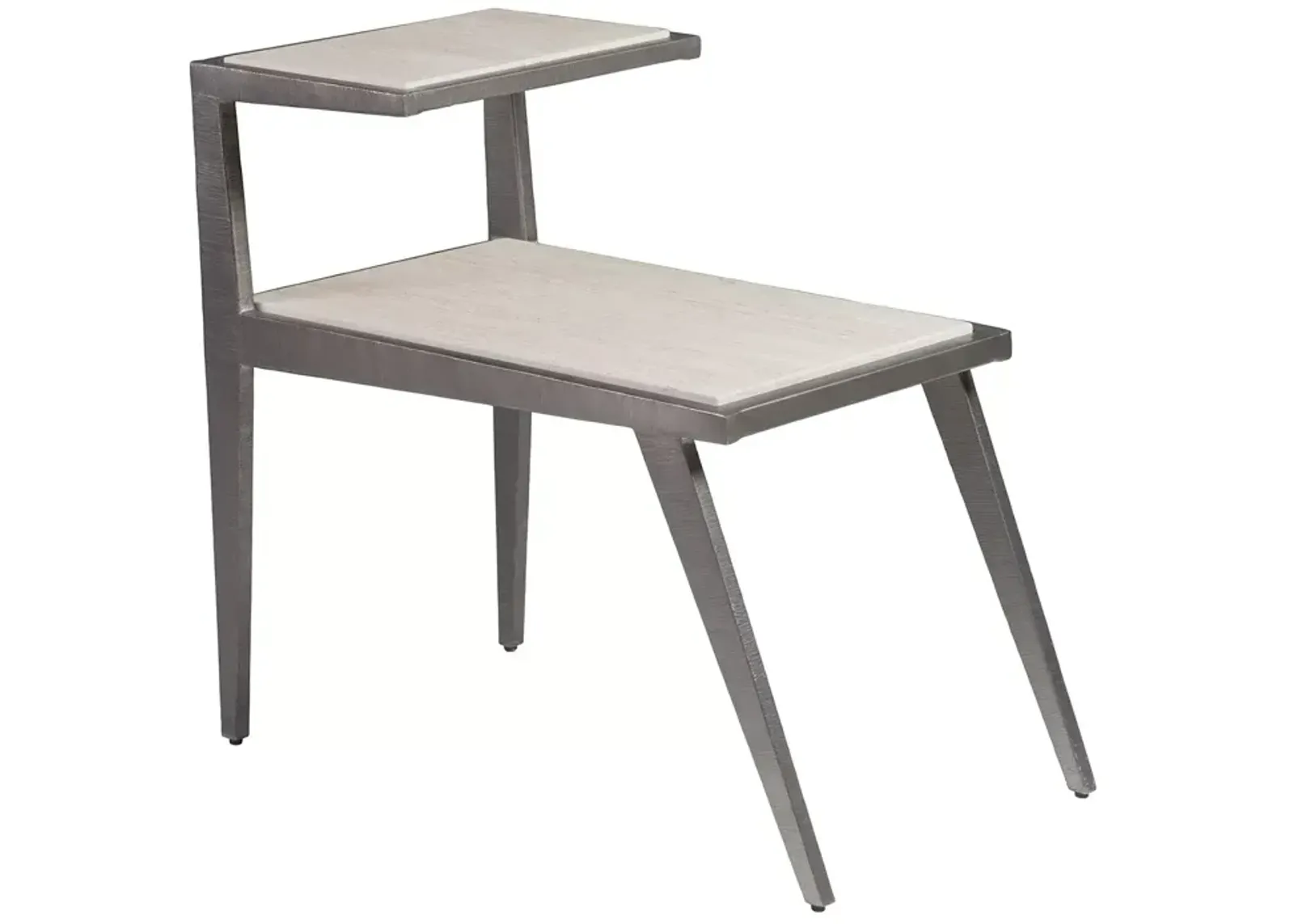 Artistica Adamo Silver Gray Side Table 