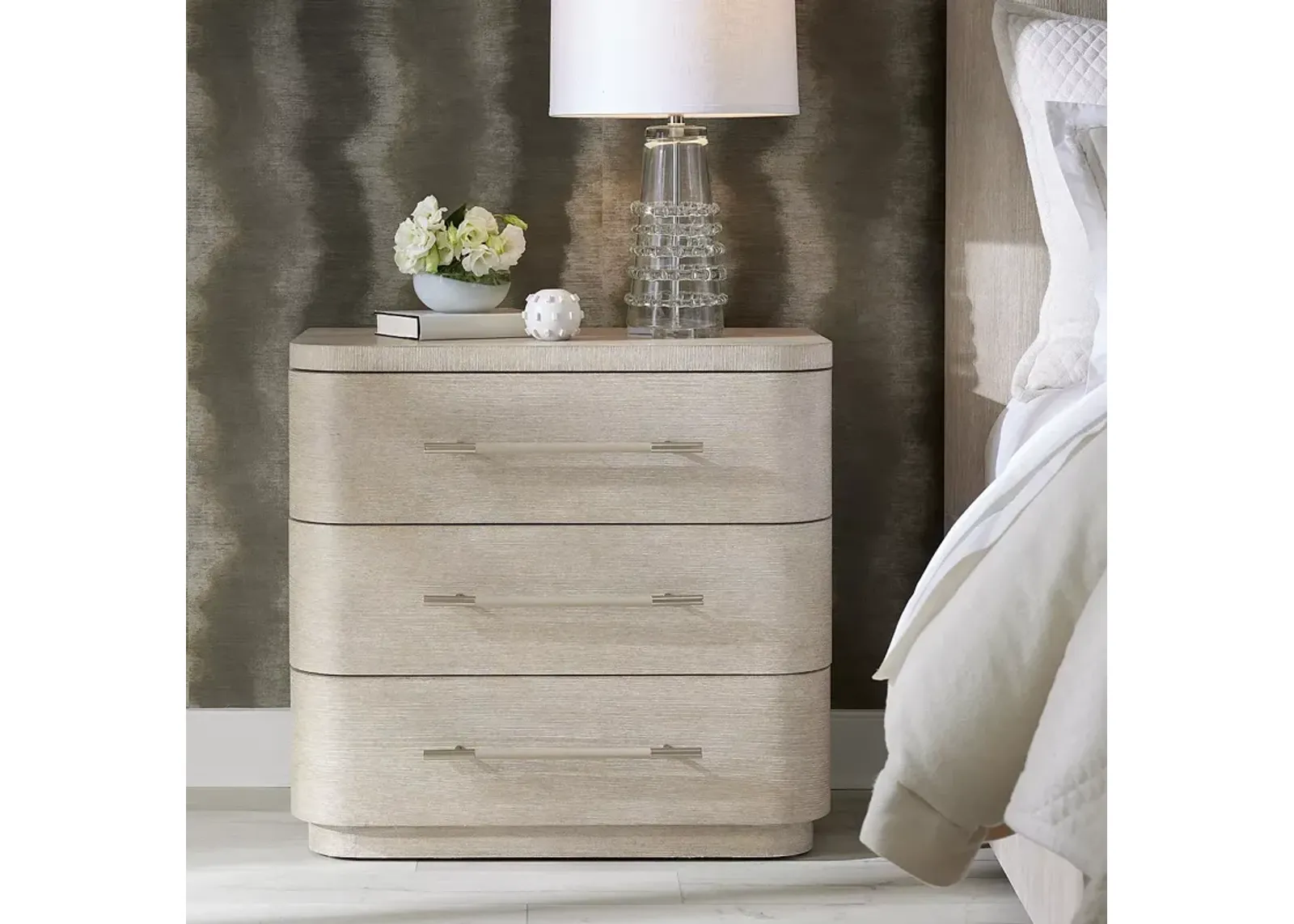 Hooker Furniture Modern Mood Three Drawer Nightstand