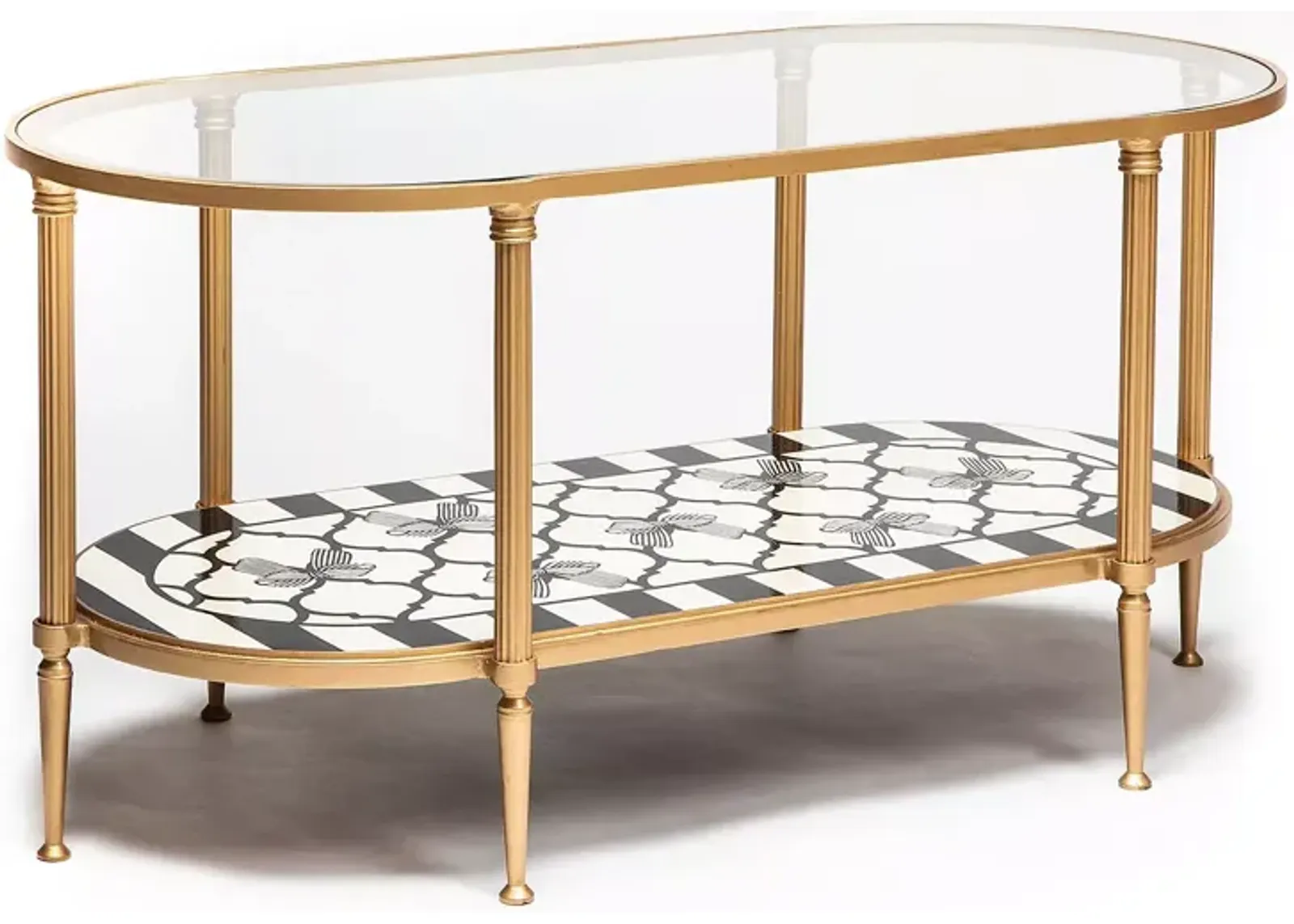 Mackenzie-Childs Pretty As A Bow Coffee Table