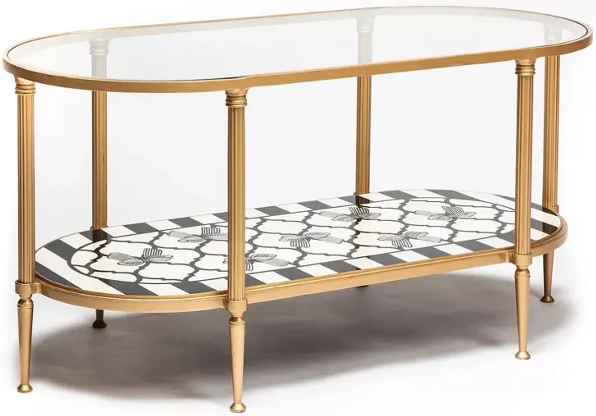 Mackenzie-Childs Pretty As A Bow Coffee Table