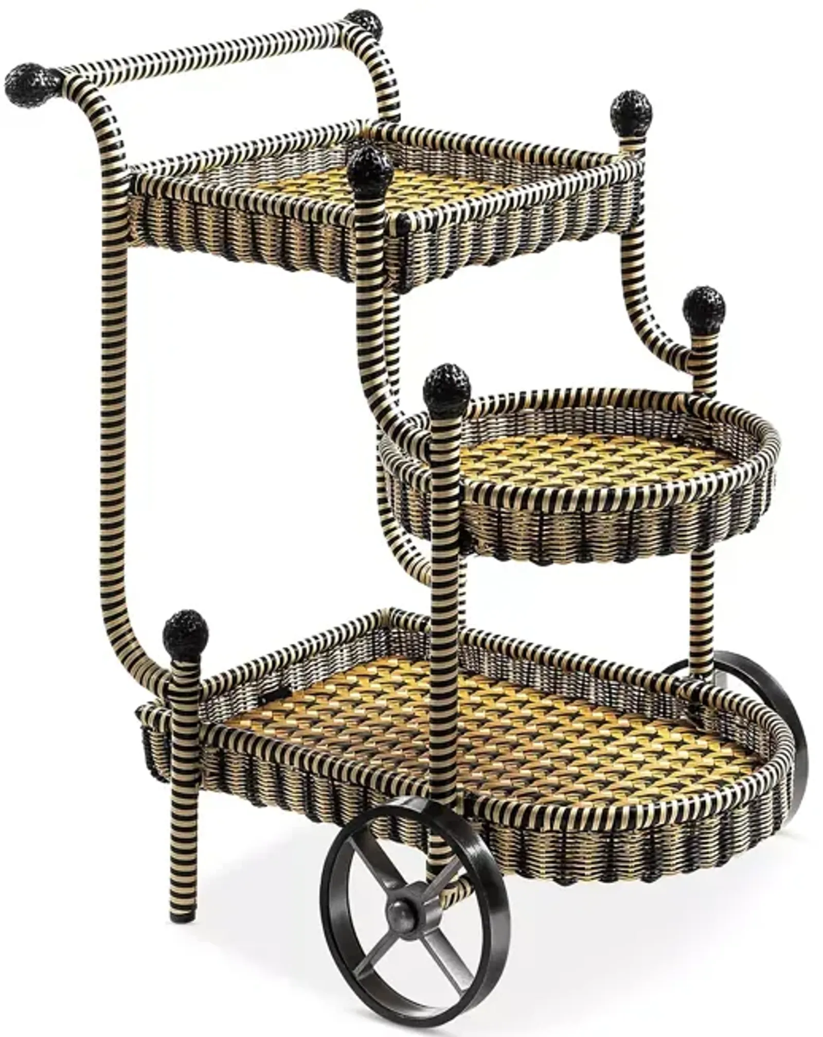 Mackenzie-Childs Courtyard Bar Cart 