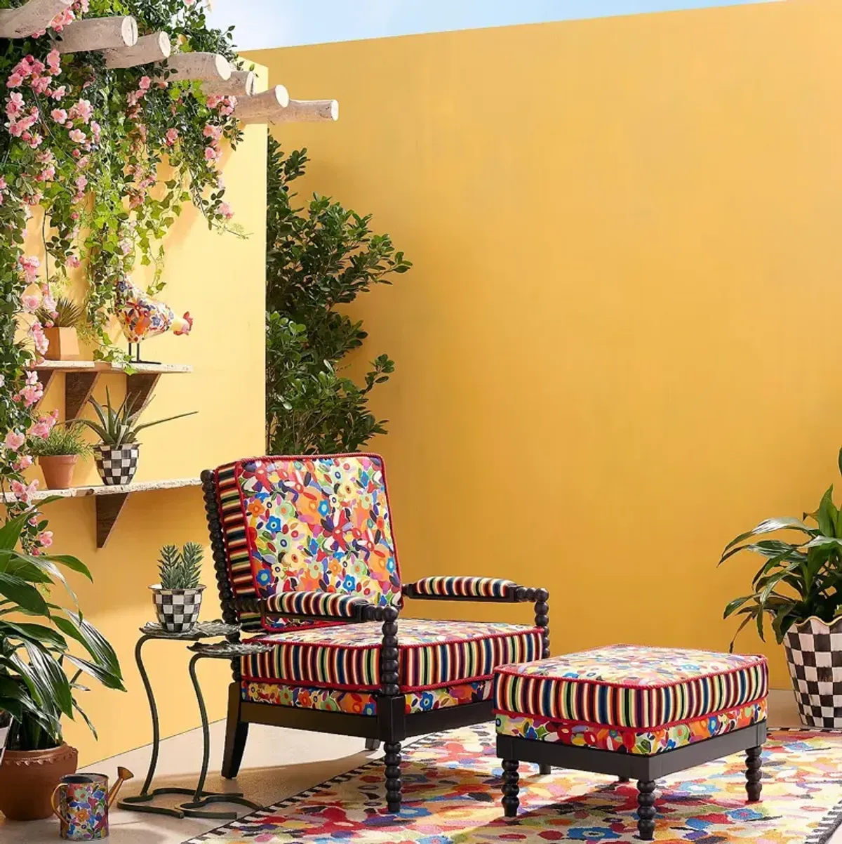 Mackenzie-Childs Avant Garden Outdoor Nesting Tables