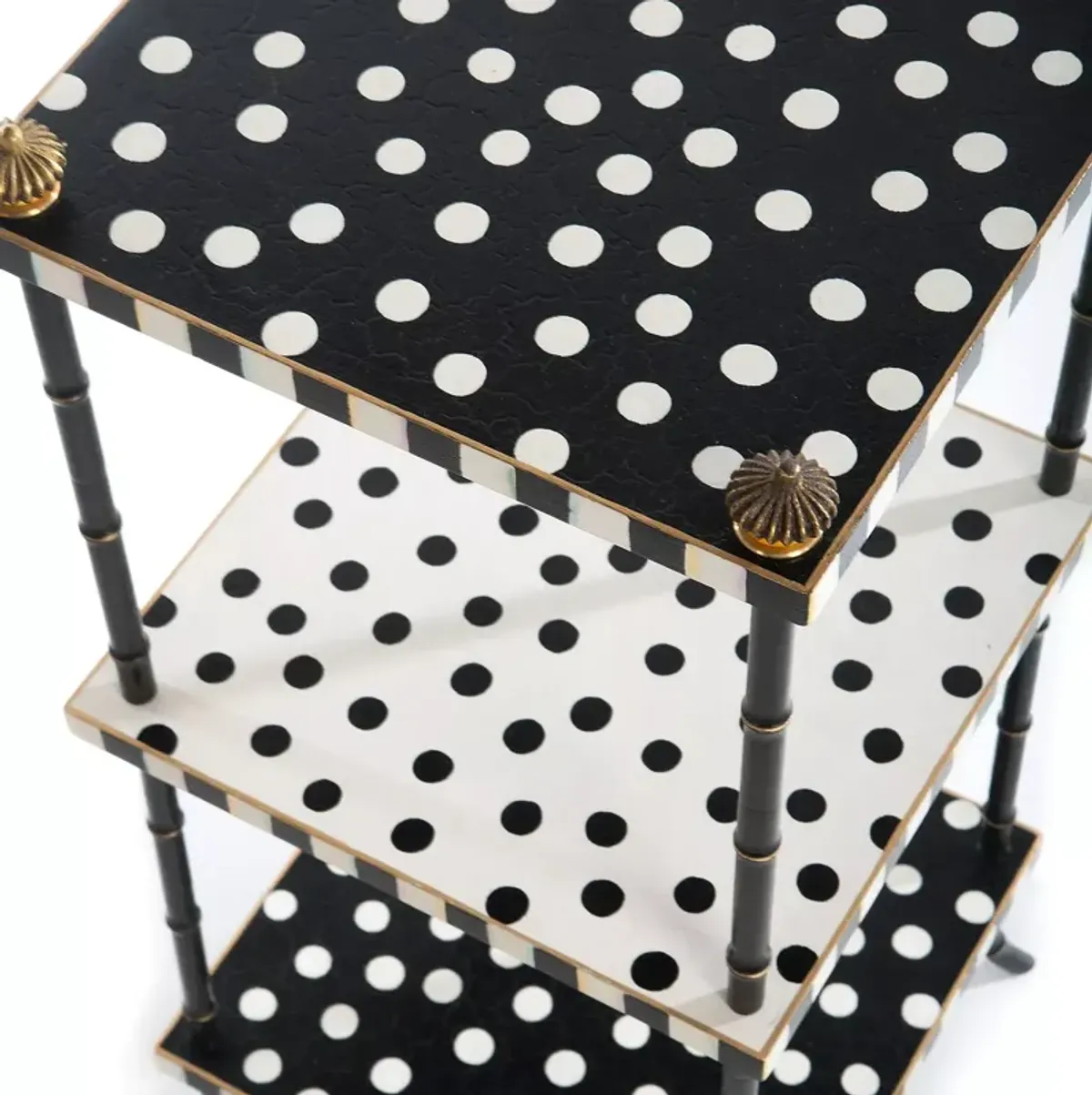 Mackenzie-Childs Dot Three Tier Table