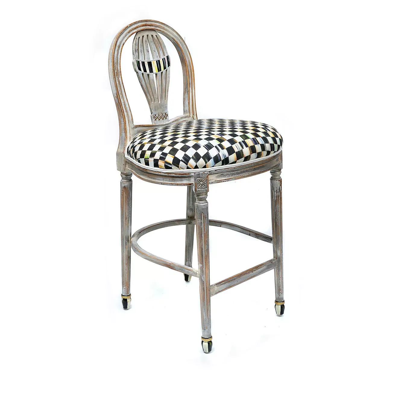 Mackenzie-Childs Balloon Counter Stool