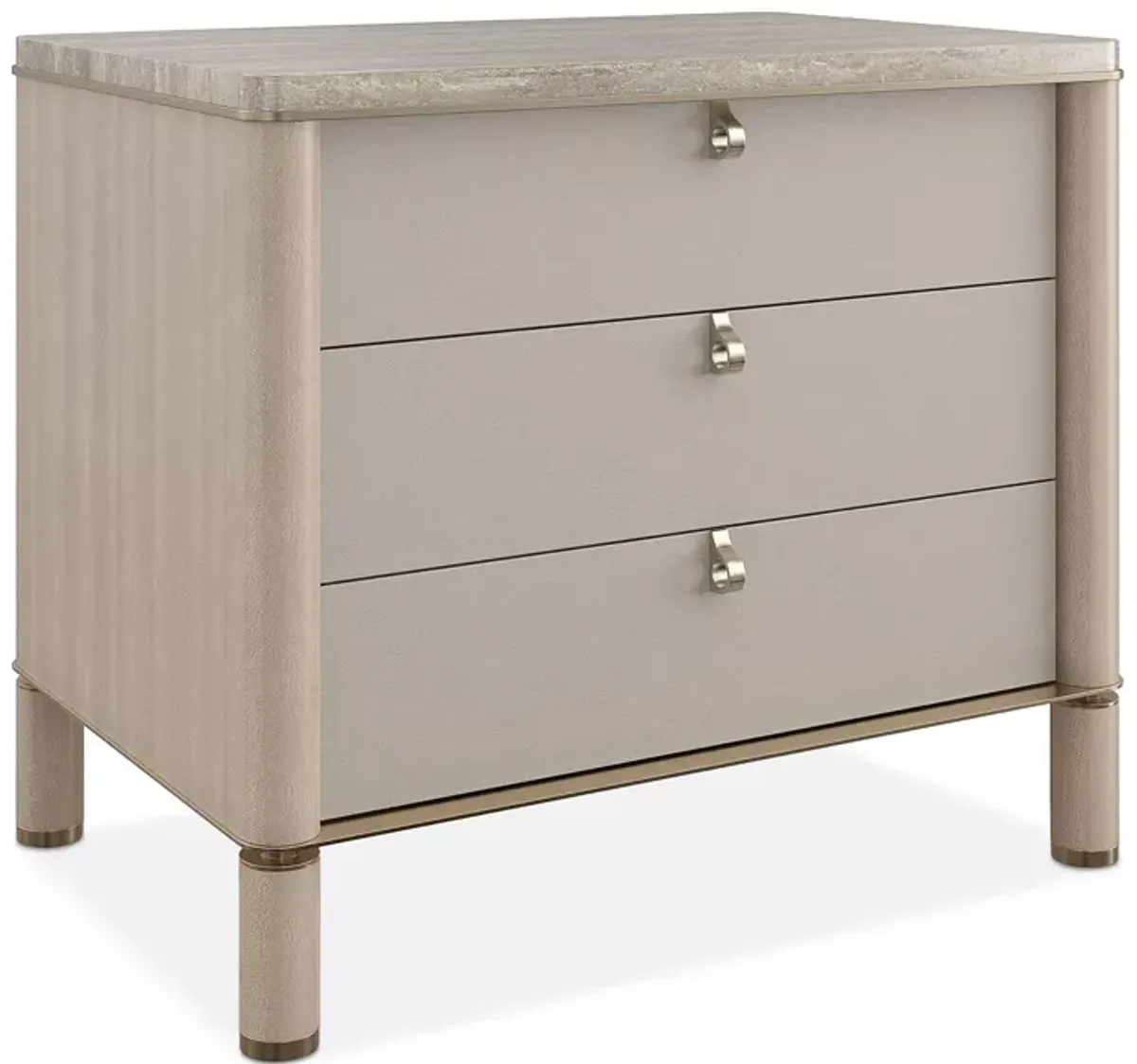 Caracole Balance 3 Drawer Nightstand