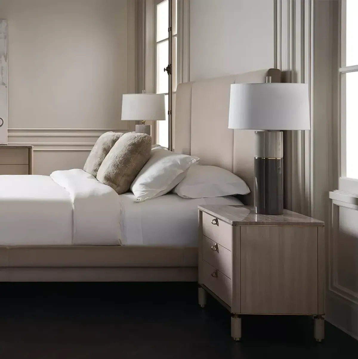 Caracole Balance 3 Drawer Nightstand