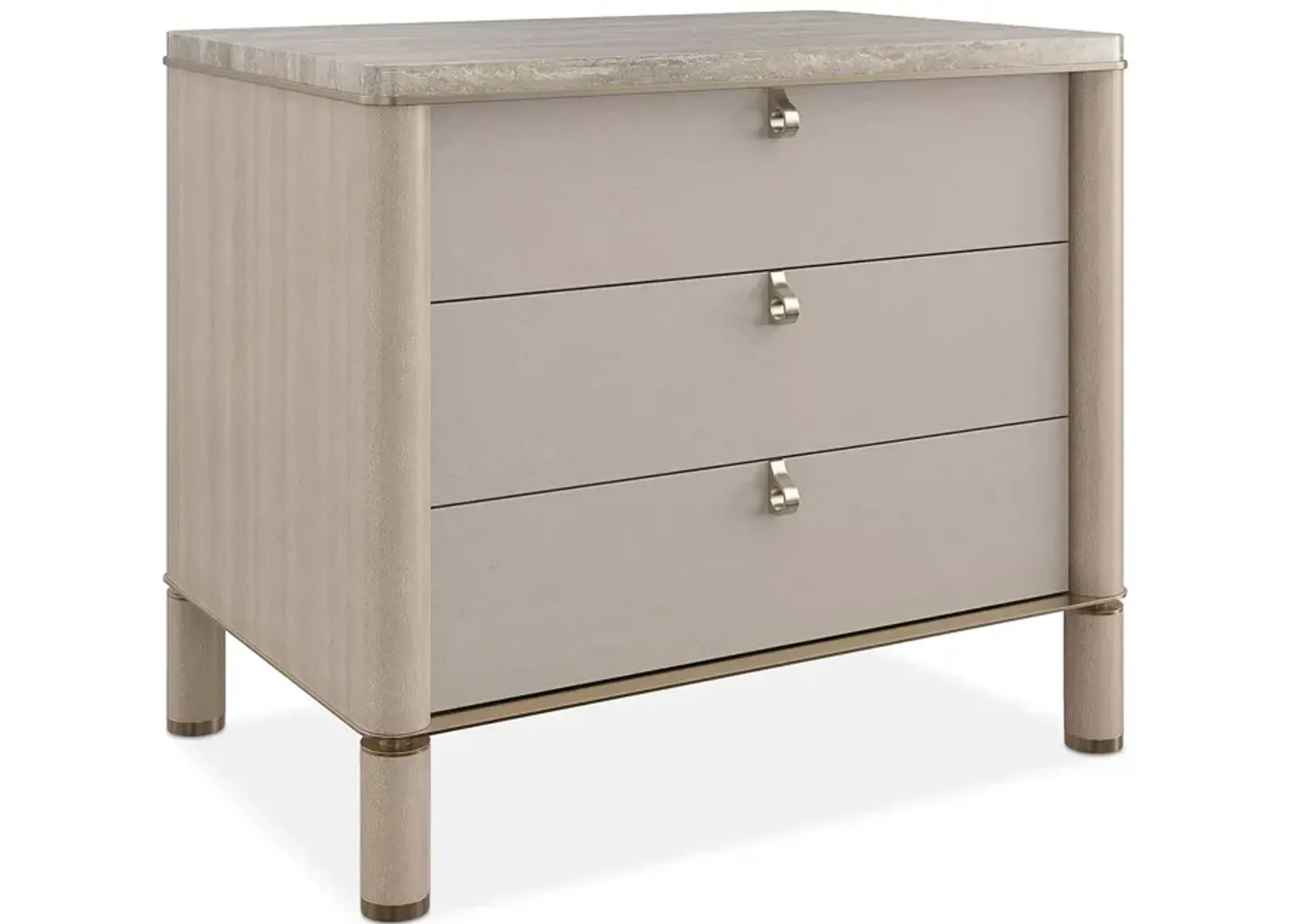 Caracole Balance 3 Drawer Nightstand