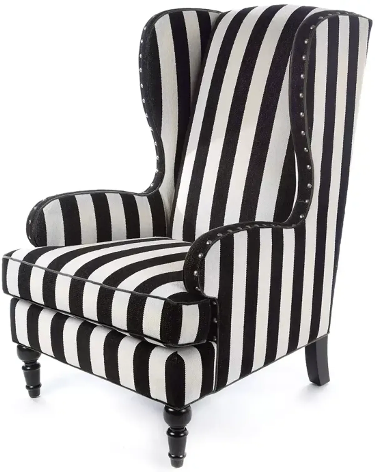 Mackenzie-Childs Marquee Wing Chair  