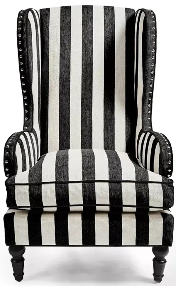 Mackenzie-Childs Marquee Wing Chair  