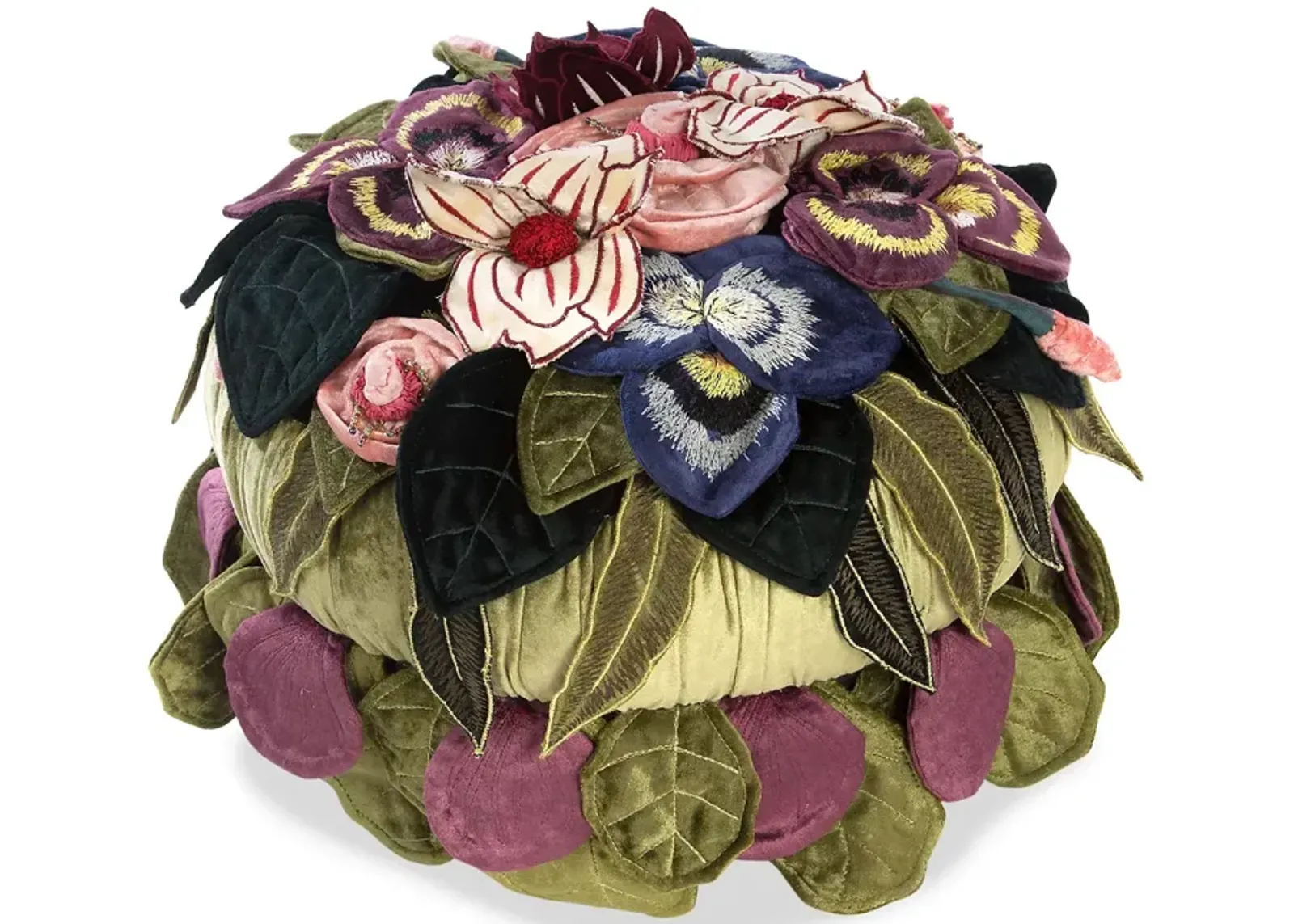 Mackenzie-Childs Moonlight Garden Footstool  