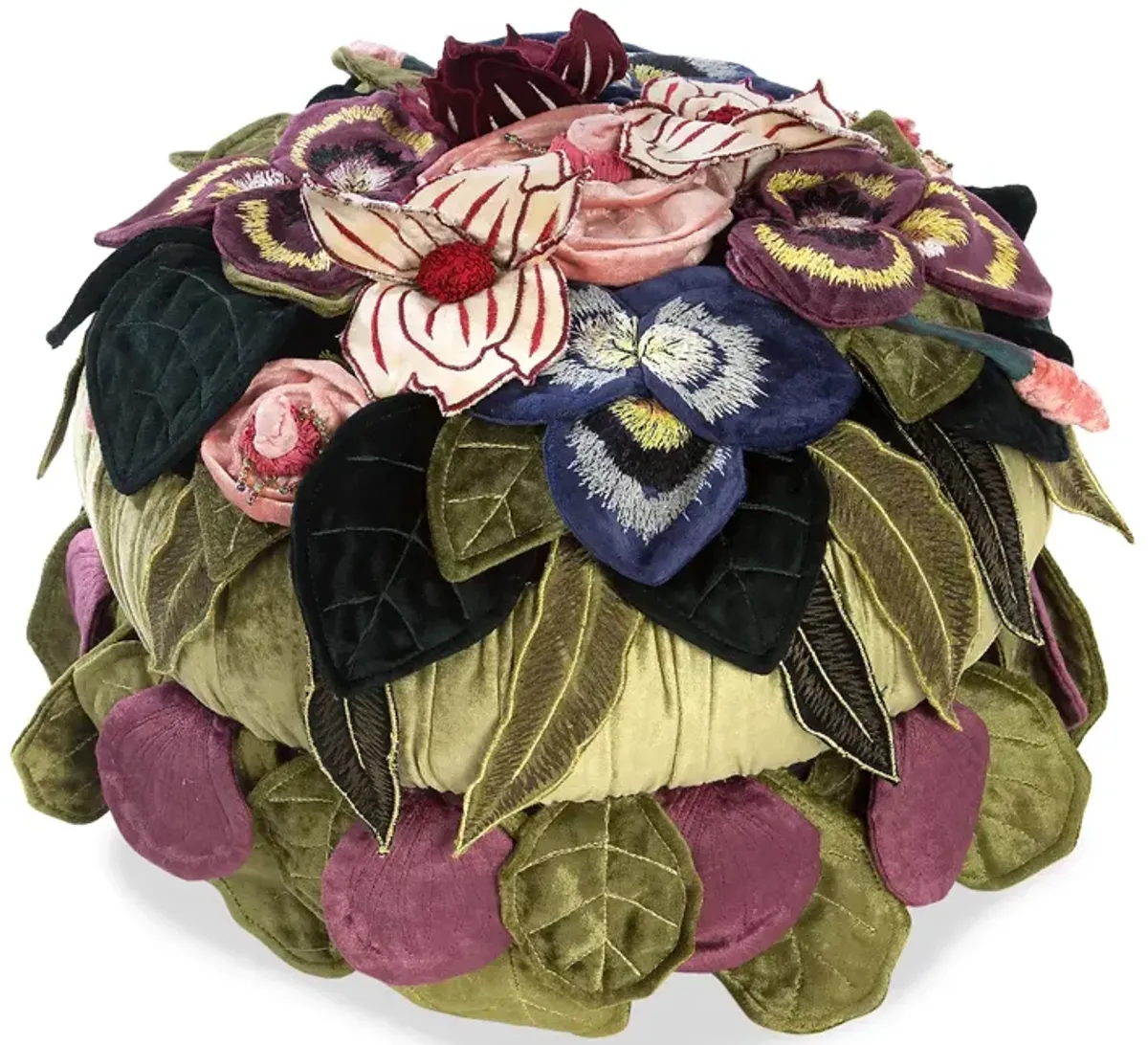 Mackenzie-Childs Moonlight Garden Footstool  