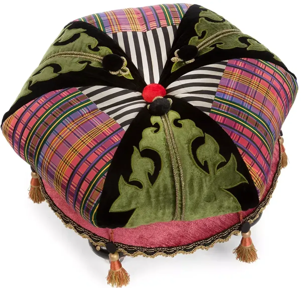 Mackenzie-Childs Portobello Road Footstool  