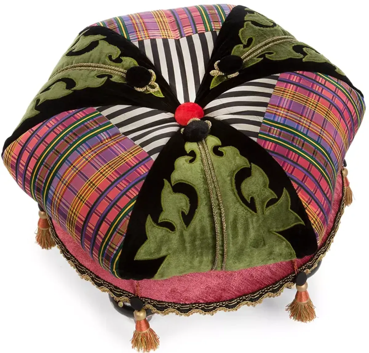 Mackenzie-Childs Portobello Road Footstool  