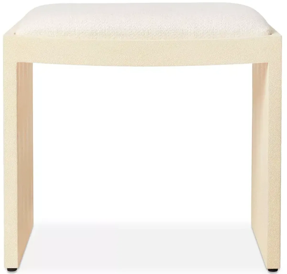 AERIN Shagreen Embossed Vanity Table & Stool Set