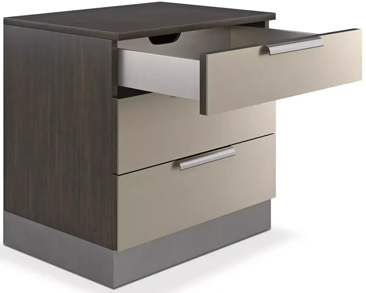 Caracole La Moda Three Drawer Nightstand