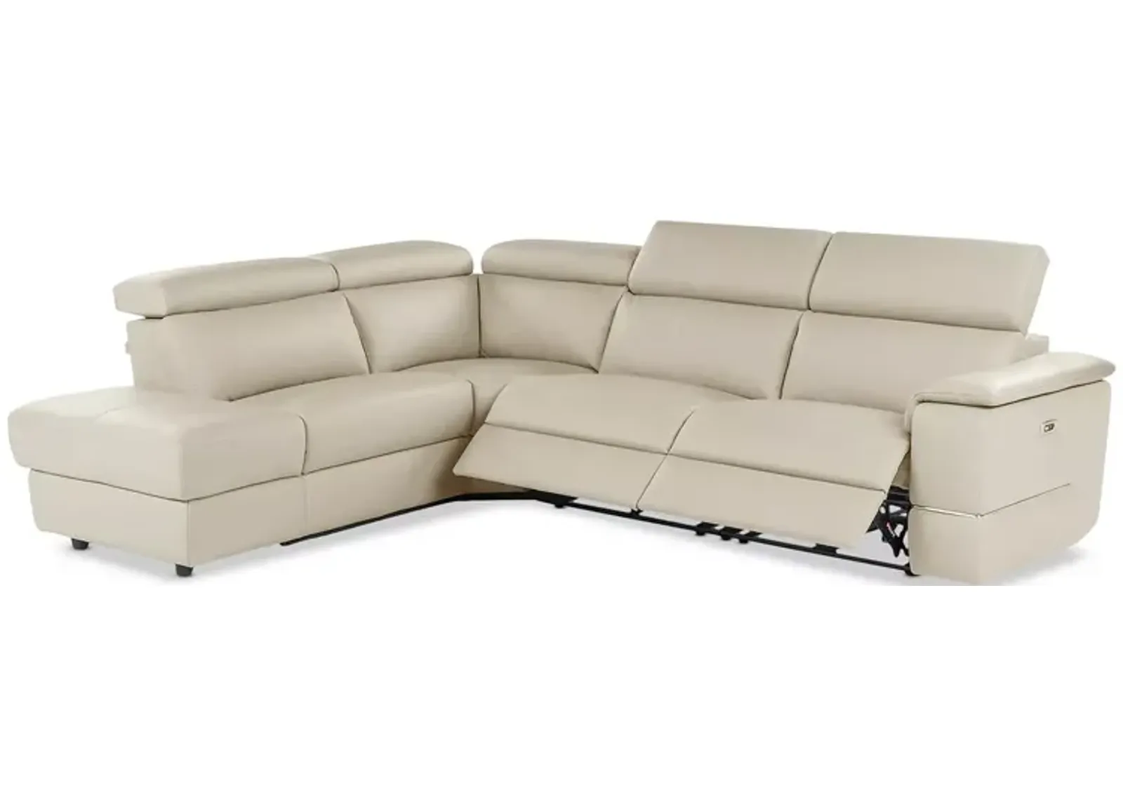 Giuseppe Nicoletti Ronaldo 3 Piece Recliner Sectional