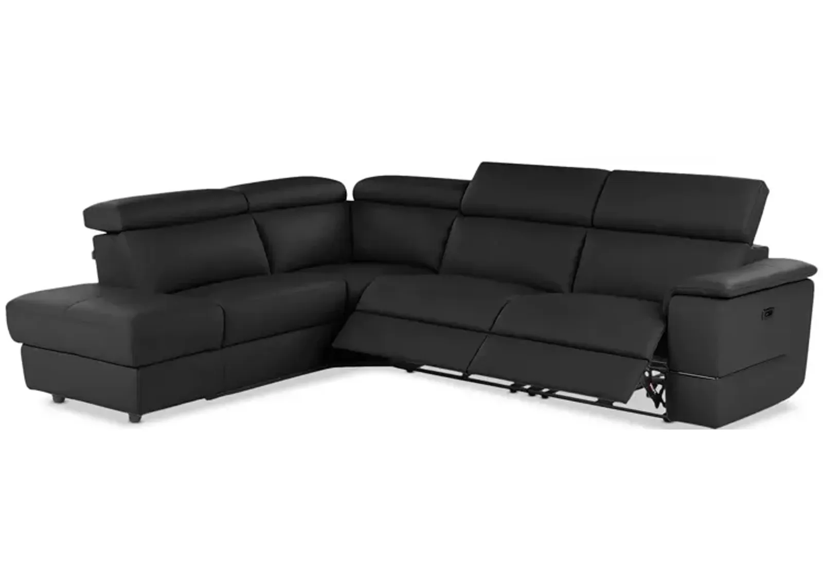 Giuseppe Nicoletti Ronaldo 3 Piece Recliner Sectional