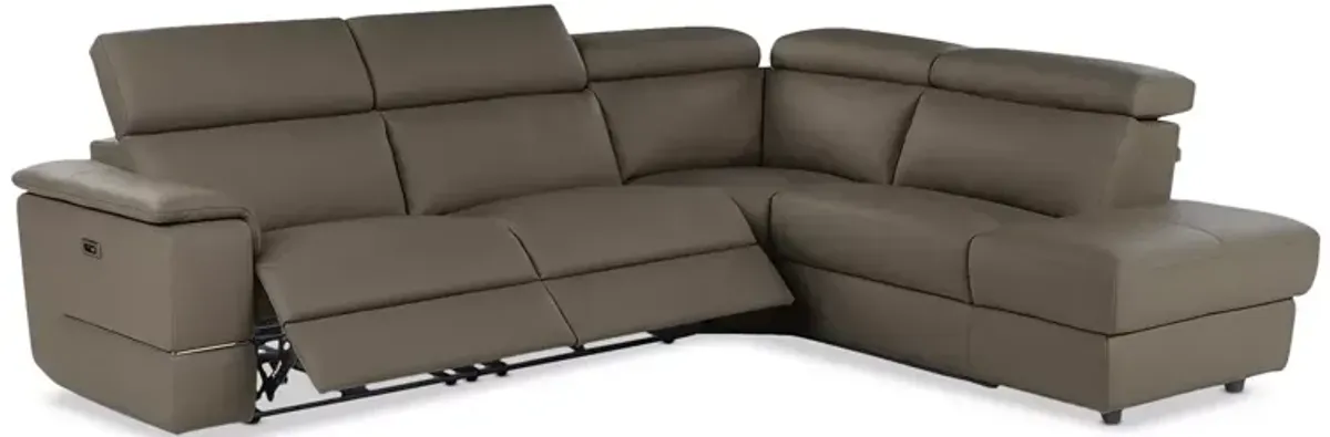 Giuseppe Nicoletti Ronaldo 3 Piece Recliner Sectional
