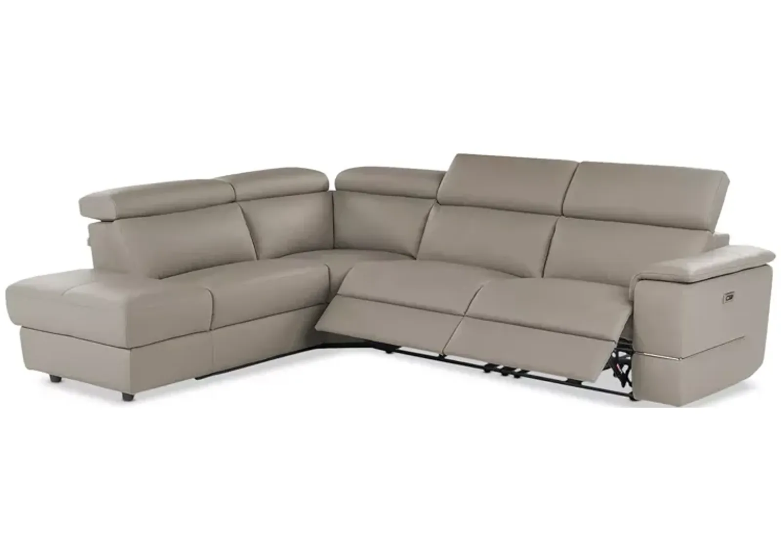 Giuseppe Nicoletti Ronaldo 3 Piece Recliner Sectional