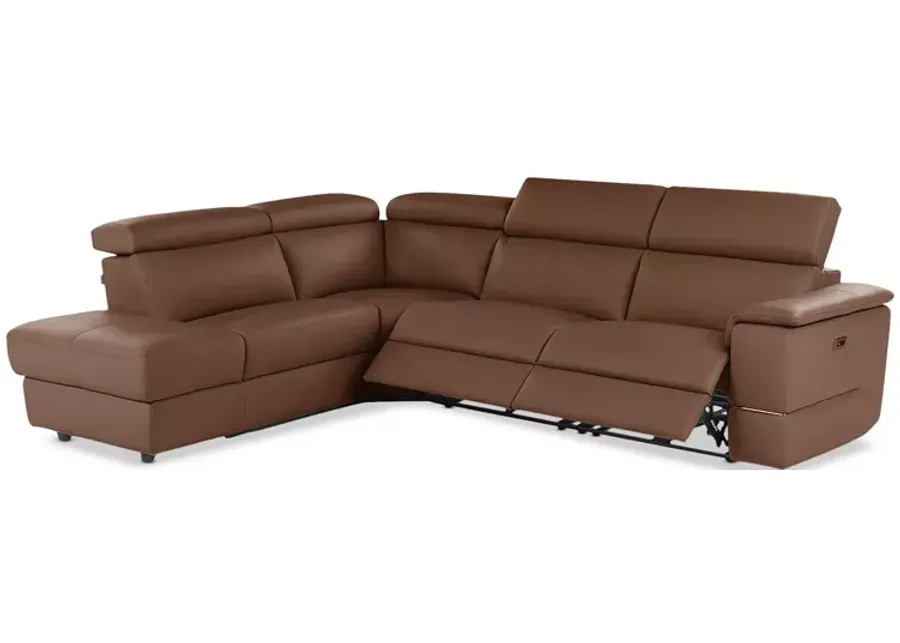 Giuseppe Nicoletti Ronaldo 3 Piece Recliner Sectional