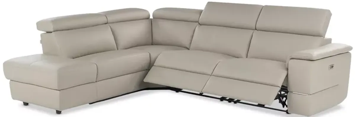 Giuseppe Nicoletti Ronaldo 3 Piece Recliner Sectional