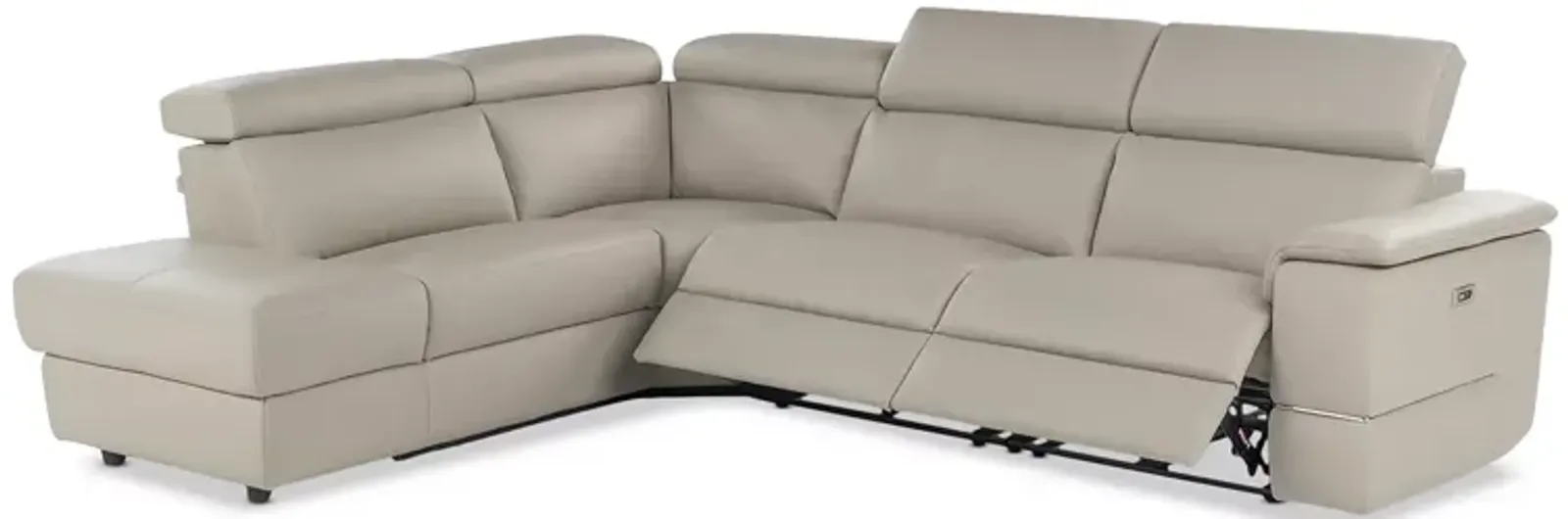 Giuseppe Nicoletti Ronaldo 3 Piece Recliner Sectional