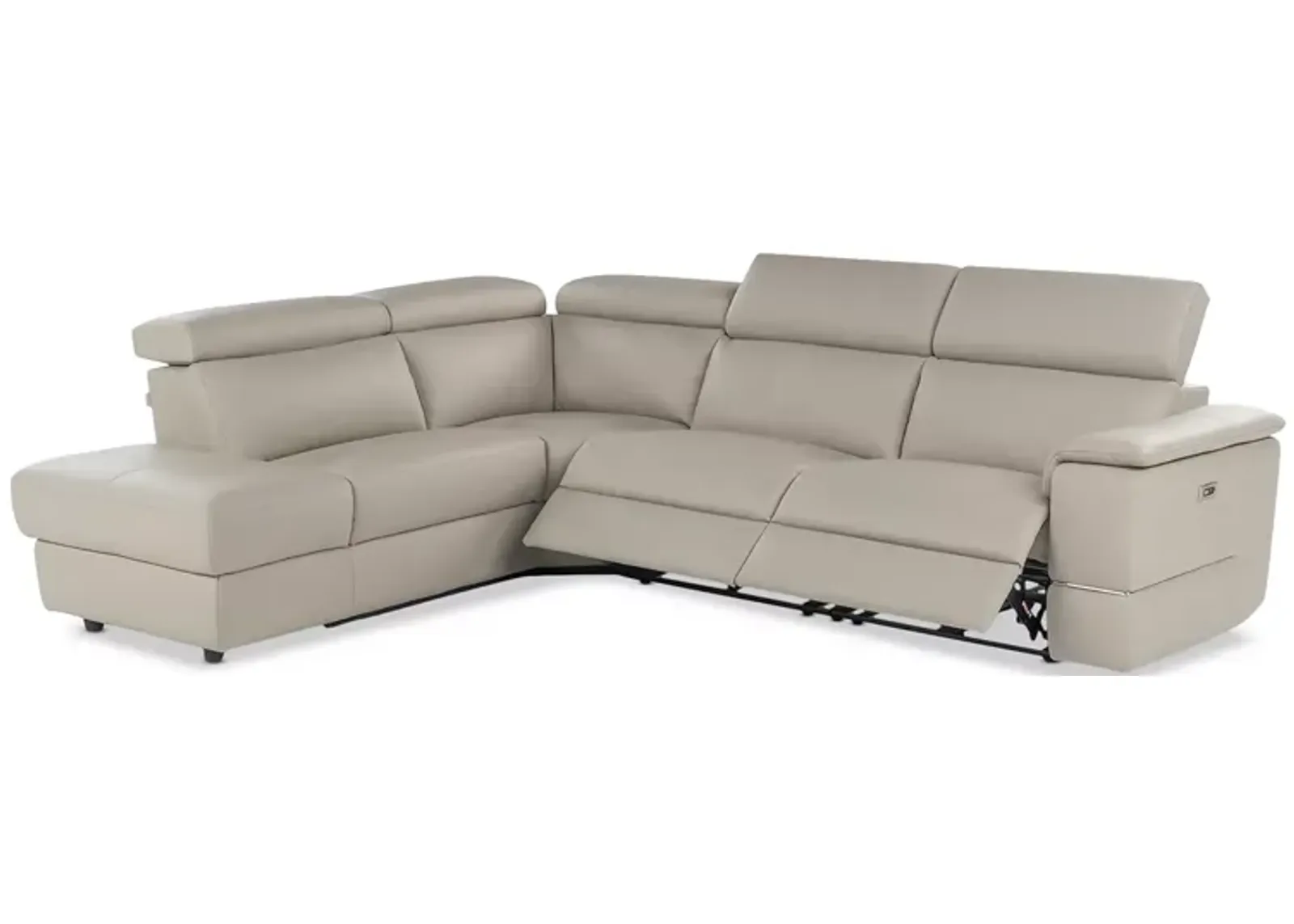 Giuseppe Nicoletti Ronaldo 3 Piece Recliner Sectional