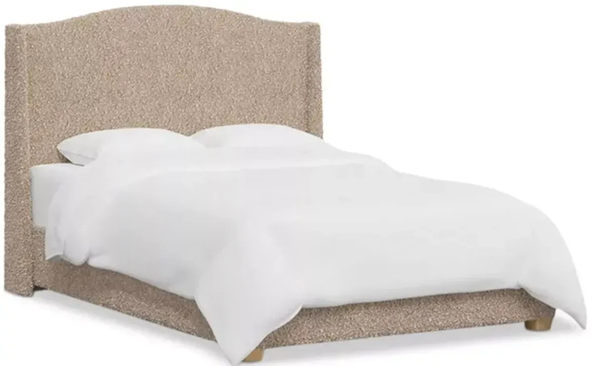 Sparrow & Wren Amalia Bed in Plush Boucle, Twin 