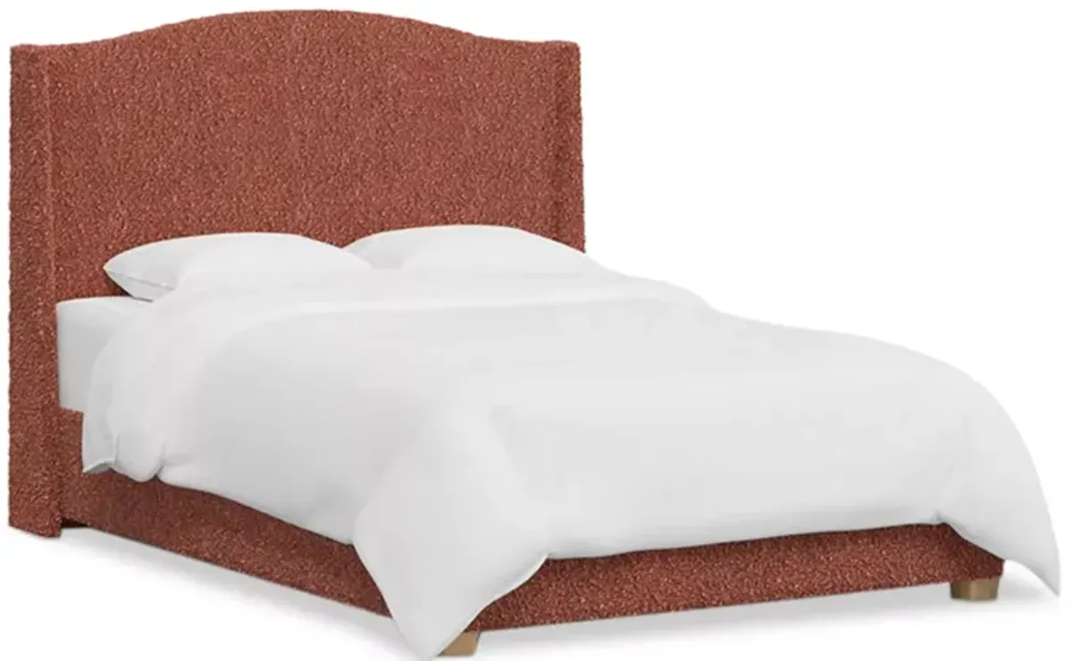 Sparrow & Wren Amalia Bed in Plush Boucle, Twin 