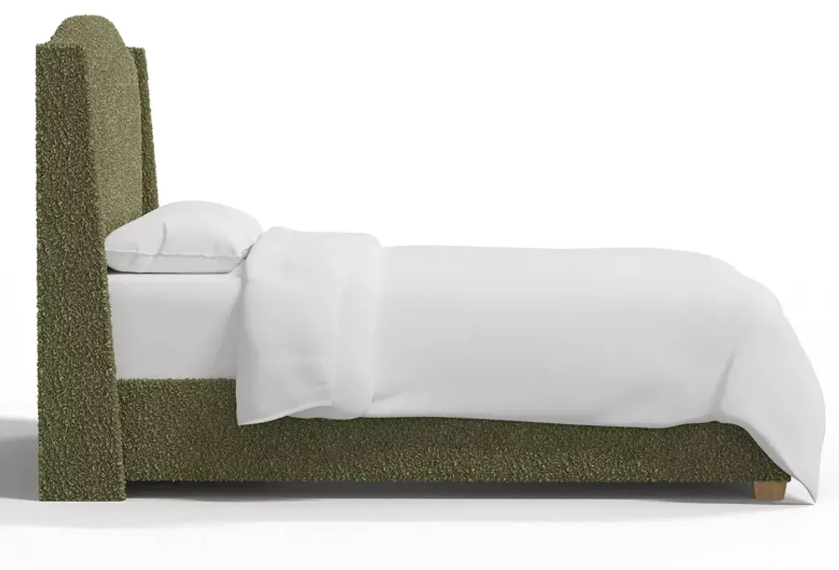 Sparrow & Wren Amalia Bed in Plush Boucle, Twin 