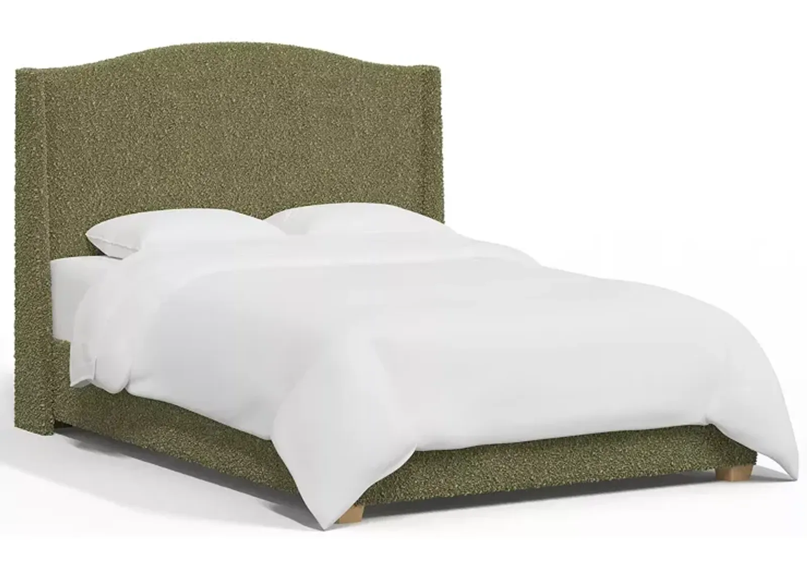 Sparrow & Wren Amalia Bed in Plush Boucle, Twin 