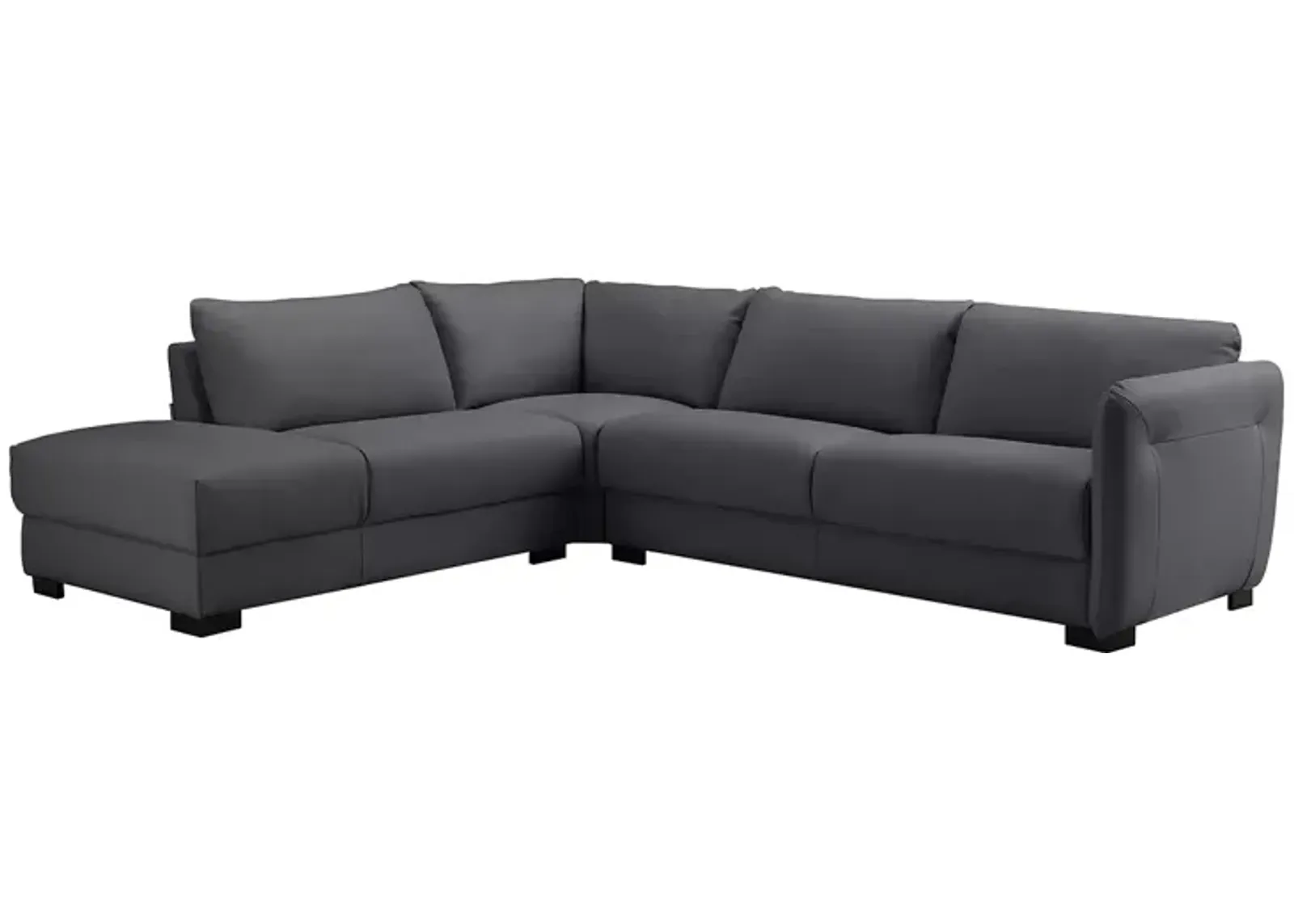 Chateaux d'Ax Pavia Leather Sectional Sofa