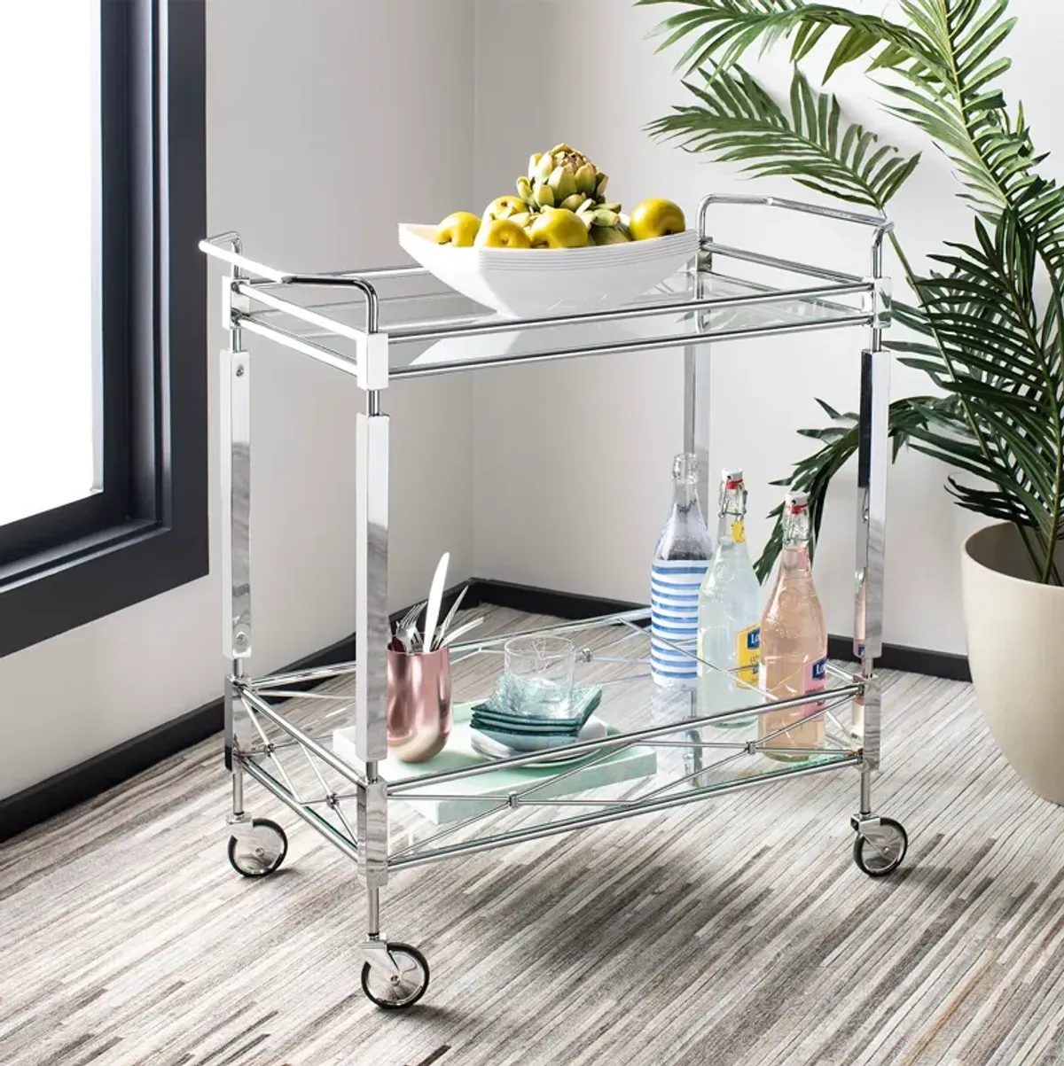 Safavieh Ingrid 2 Tier Bar Cart