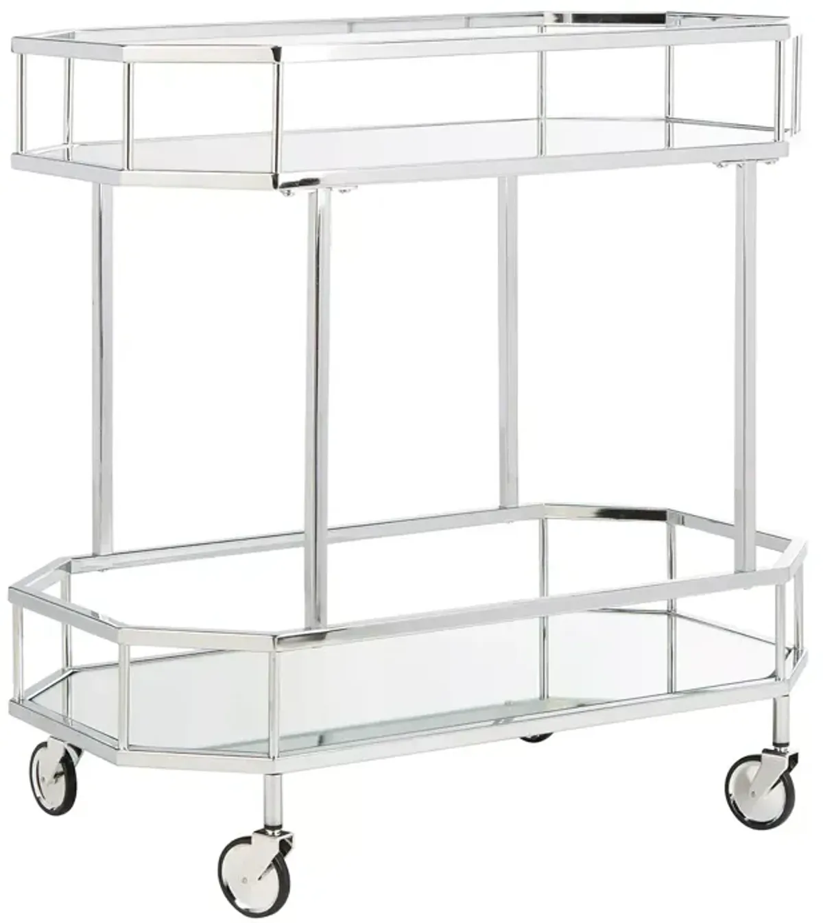 Safavieh Silva 2 Tier Octagon Bar Cart