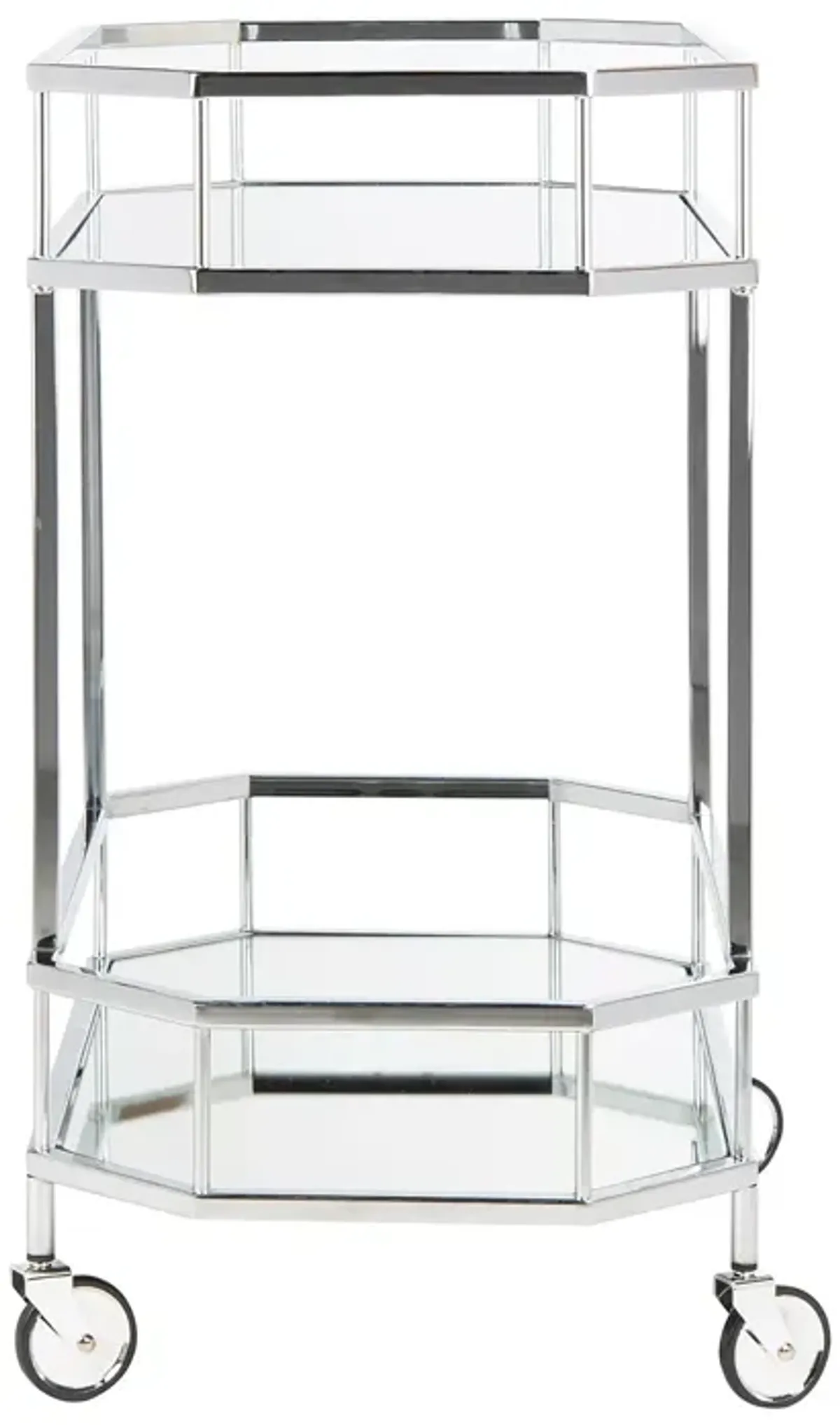 Safavieh Silva 2 Tier Octagon Bar Cart