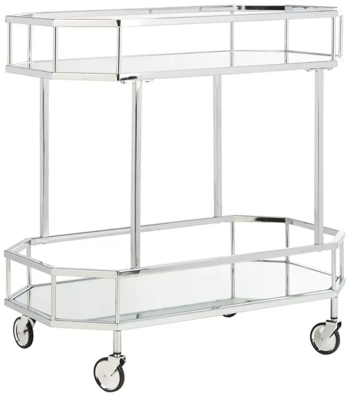 Safavieh Silva 2 Tier Octagon Bar Cart