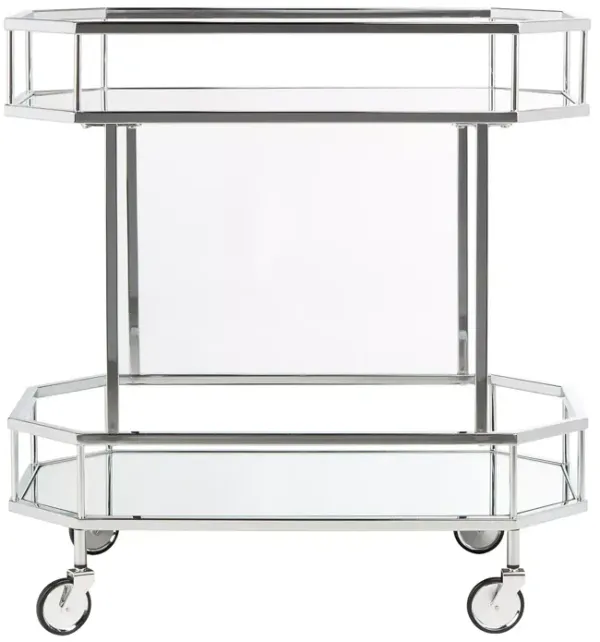 Safavieh Silva 2 Tier Octagon Bar Cart