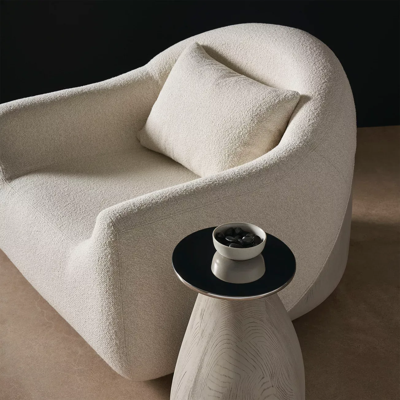 Caracole Serenity Swivel Chair