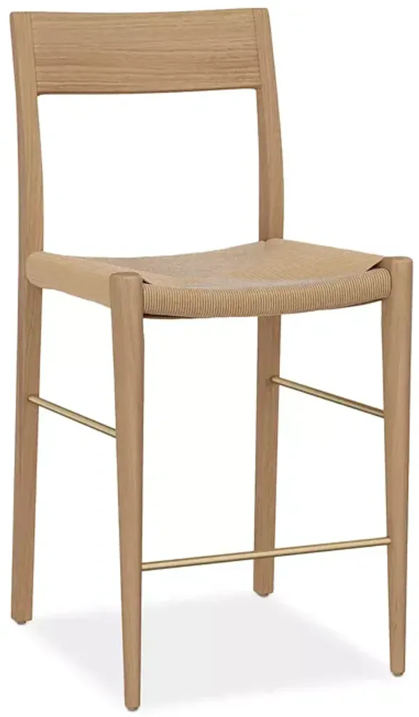 SUNPAN Bondi Counter Stool, Light Oak
