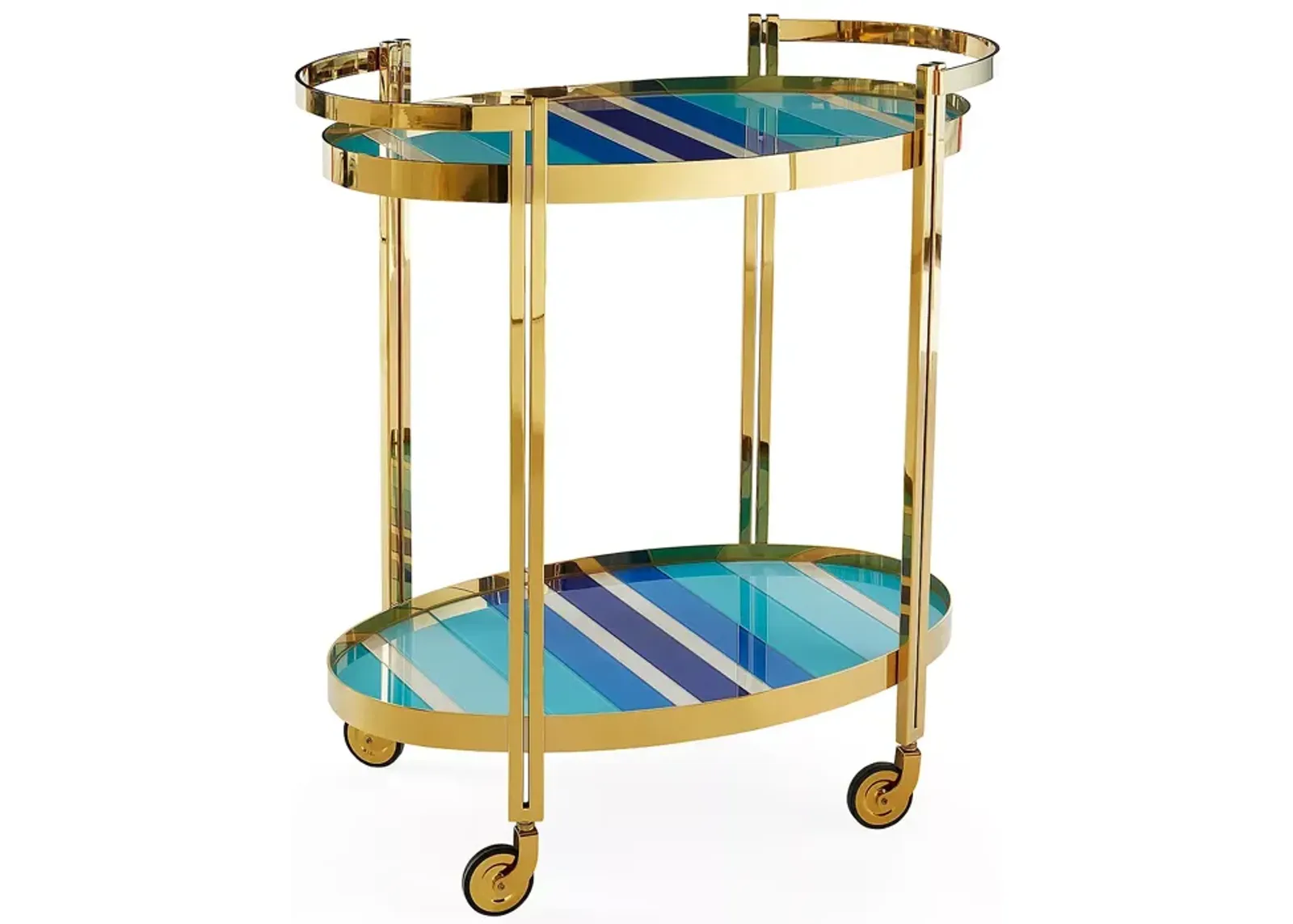 Jonathan Adler Ultramarine Bar Cart